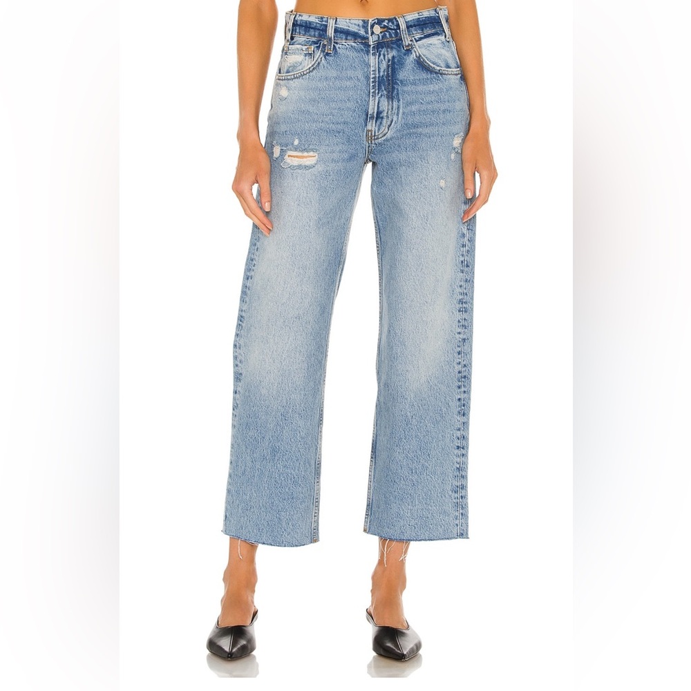 Anine Bing Gavin Jean in Blue Reservoir Size 24